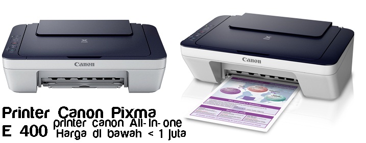 Spesifikasi Printer Canon Pixma E400 dan harga terbaru