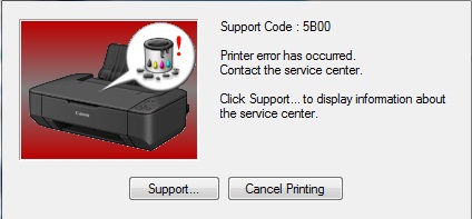 Error 5B00 pada printer MG2570