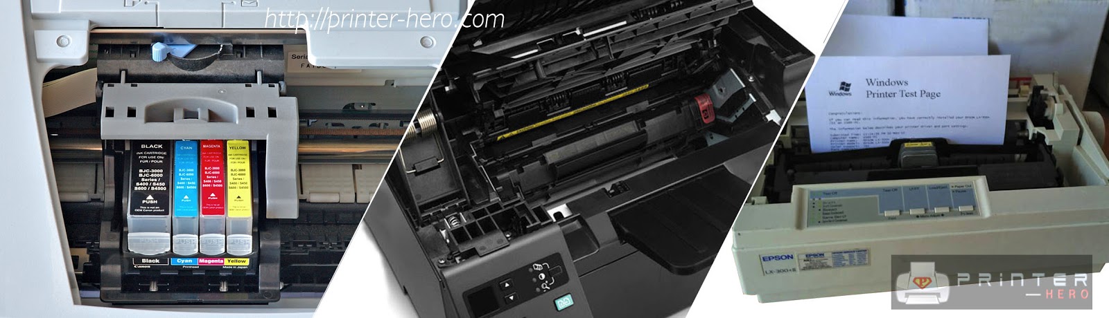 Jenis printer yang bisa dipilih untuk pencetakan