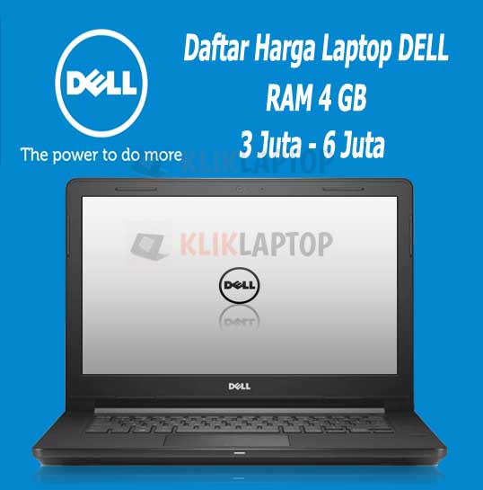 Daftar Harga Laptop Dell Ram4GB Terbaru Lengkap