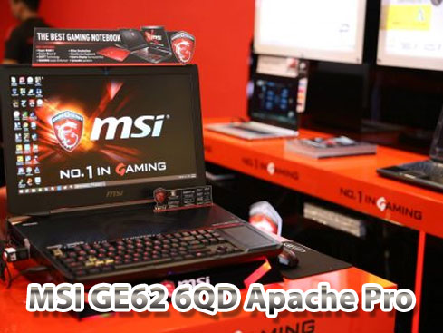 Harga Laptop Gaming MSI GE62 6QD Apache Pro