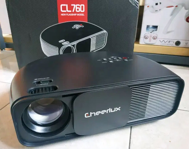 proyektor terbaru cheerlux harga 2 jutaan spesifikasi bagus
