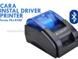 Cara Instal dan Download Driver Printer Panda PRJ-R58D