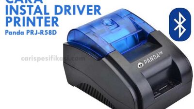 Panduan Cara instal driver printer Panda PRJ R58D