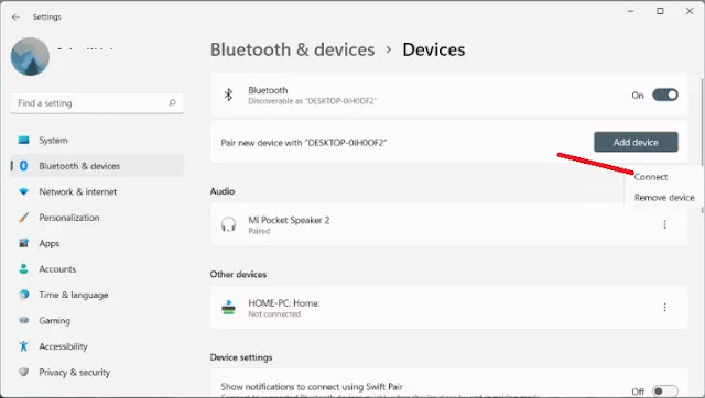 Cara memasangkan perangkat Bluetooth di Windows 11 